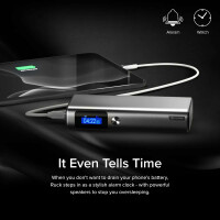 Alogic R20KPB130W, 20000 mAh, Schwarz, Silber