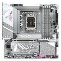 Gigabyte Z890M AORUS ELITE WIFI7 ICE Mainboard - Unterstützt Intel Core Ultra (Serie 2) CPUs, 12+1+2 Phasen VRM, bis zu 8800MHz DDR5 (OC), 1xPCIe 5.0 + 2xPCIe 4.0, Wi-Fi 7, 2.5GbE LAN, USB 4, Intel, LGA 1851 (Socket V1), Intel Core Ultra (Series 2), LGA 1