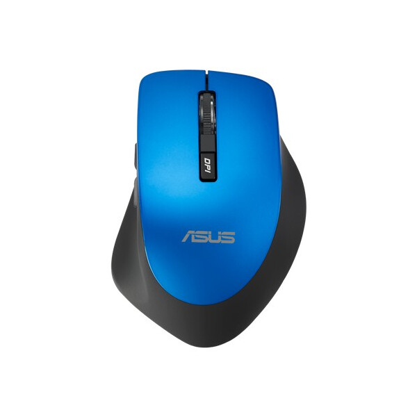 ASUS WT425, rechts, Optisch, RF Wireless, 1600 DPI, Schwarz, Blau