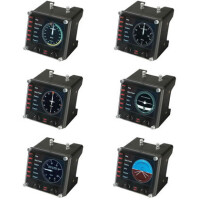 Logitech G Flight Instrument Panel, Flugsimulation, PC,...