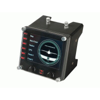 Logitech G Flight Instrument Panel, Flugsimulation, PC,...