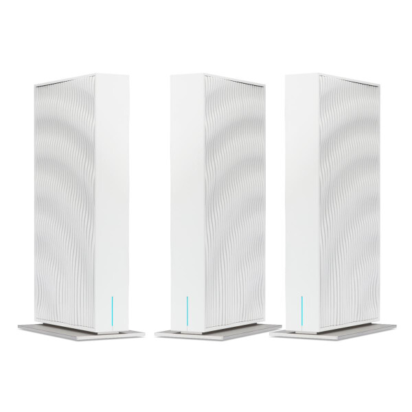 Acer Wave 7, wifi 7 Mesh Router, EU plug, triple pack, Wi-Fi 7 (802.11be), Dual-band (2.4GHz + 5GHz or 2.4GHz + 6GHz), Ethernet/LAN, Tabletop-Router