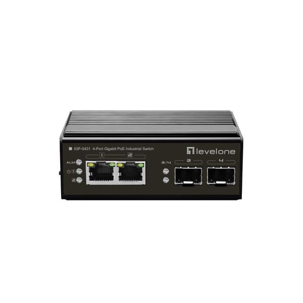 LevelOne IGP-0431, Gigabit Ethernet (10/100/1000), Power over Ethernet (PoE)