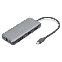 DIGITUS USB-C Docking Station, 7-Port, Kabelgebunden, USB...