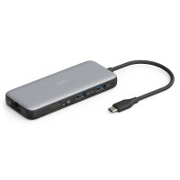 DIGITUS USB-C Docking Station, 8-Port, Kabelgebunden, USB...