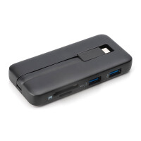 DIGITUS USB-C Travel Docking Station, 7-Port,...