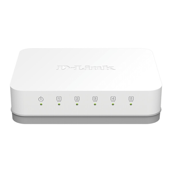 D-Link GO-SW-5G, Unmanaged, Gigabit Ethernet (10/100/1000), Vollduplex