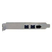 StarTech.com 3 Port 800+400 FireWire PCI Express Schnittstellen Combo Karte, PCIe, Firewire 800 / 400, PCIe 1.1, Grün, 149905 h, Texas Instruments - XIO2213B