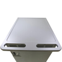 Ergotron Zip40, Wagen zur Verwaltung tragbarer Geräte, Schwarz, Grau, Flur, 43,4 cm, 28,4 cm, Stahl