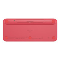 Logitech POP Icon Keys, Mini, Kabellos, Bluetooth, Scherenschalter, QWERTY, Pink, Weiß