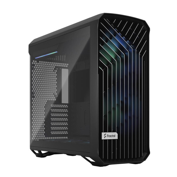 Fractal Design Torrent, Tower, PC, Schwarz, ATX, EATX, ITX, micro ATX, SSI CEB, Gehärtetes Glas, Gaming