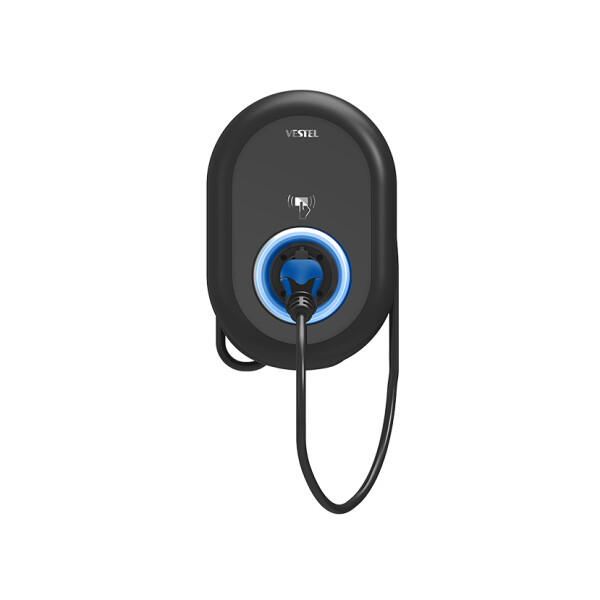 VESTEL EVC04-AC11SWA-T2P, Schwarz, Wand, Polycarbonat (PC), Schwarz, Deutschland, AC