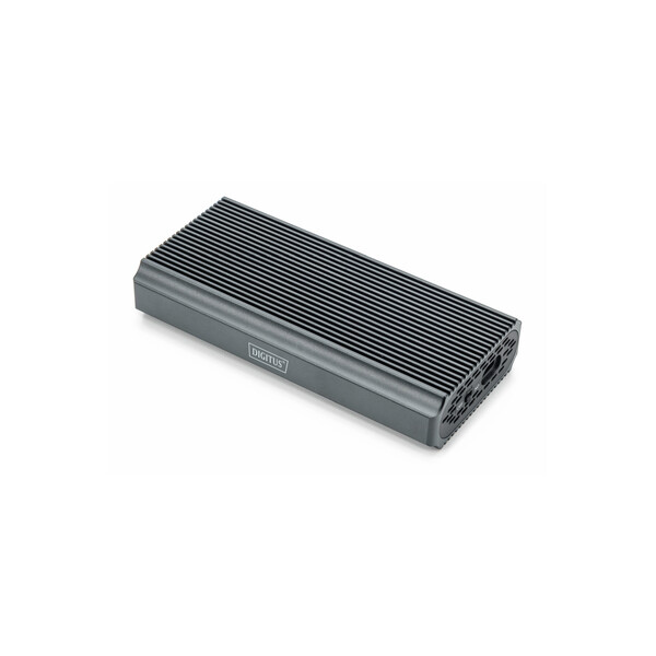 DIGITUS USB M.2 Festplattengehäuse, SSD, extern, NVMe, 40Gbps, USB 4.0, Aluminium, werkzeugfrei