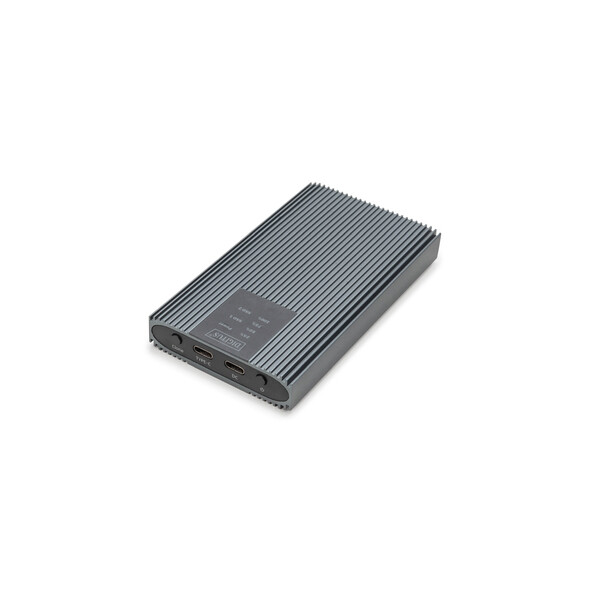 DIGITUS USB M.2 NVMe Klonstation, SSD, NVMe, 20Gbits, USB 3.2 Gen2, Aluminium, werkzeugfrei