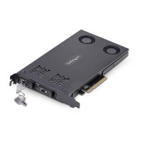 StarTech.com Dual-Bay M.2 NVMe Wechselrahmen, M.2 SSD zu...