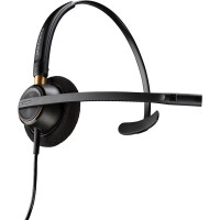 HP POLY EncorePro 510D Monaurales digitales Headset mit Quick Disconnect TAA, Kabelgebunden, Anrufe/Musik, 52 g, Kopfhörer, Schwarz