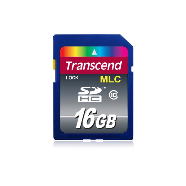 Transcend 16GB SDHC Class 10, 16 GB, SDHC, Klasse 10, 20 MB/s, 16 MB/s