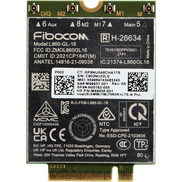 HP XMM" 7560 LTE-Advance WWAN