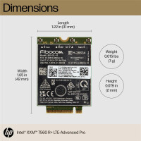 HP XMM" 7560 LTE-Advance WWAN