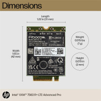 HP XMM" 7560 LTE-Advance WWAN