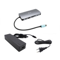 i-tec Metal USB-C Nano Dock HDMI/VGA with LAN + Charger...