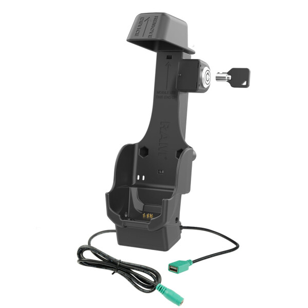 Ram Mounts RAM-HOL-ZE26PDLU, Handheld mobiler Computer, Aktive Halterung, Schwarz