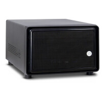 Inter-Tech SC-2100, Small Form Factor (SFF), PC, Schwarz, Mini-ITX, Stahl, Aktivität, Alarm, HDD, Netzwerk, Leistung