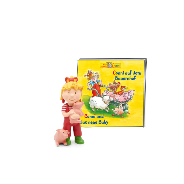Tonies Conni auf dem Bauernhof / Conni und das neue Baby, Spielzeug-Spieldosenfigur, Tonblock, 3 Jahr(e), Mehrfarbig