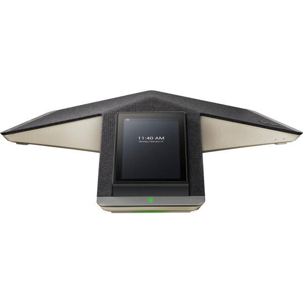 HP POLY Trio C60 IP-Konferenztelefon für Microsoft Teams und PoE-fähig Kein Funkmodul, IP-Konferenztelefon, Schwarz, LCD, 12,7 cm (5"), 720 x 1280 Pixel, G.711a, G.711u, G.719, G.722, G.722.1, G.722.1C, G.729ab, OPUS, iLBC