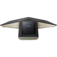 HP POLY Trio C60 IP-Konferenztelefon für Microsoft Teams und PoE-fähig Kein Funkmodul, IP-Konferenztelefon, Schwarz, LCD, 12,7 cm (5"), 720 x 1280 Pixel, G.711a, G.711u, G.719, G.722, G.722.1, G.722.1C, G.729ab, OPUS, iLBC
