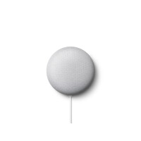 Google Nest Mini, Google Assistant, Rund, Grau, Stoff,...