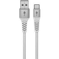 Goobay 74532, 3 m, USB C, USB A, USB 2.0, 0,48 Gbit/s, Weiß