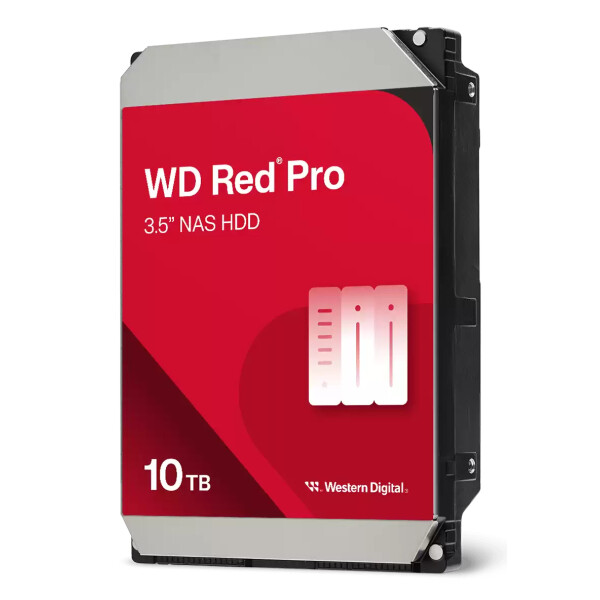 WD Red Pro WD103KFBX, 10 TB, 7200 RPM, 512 MB, 3.5", Serial ATA III