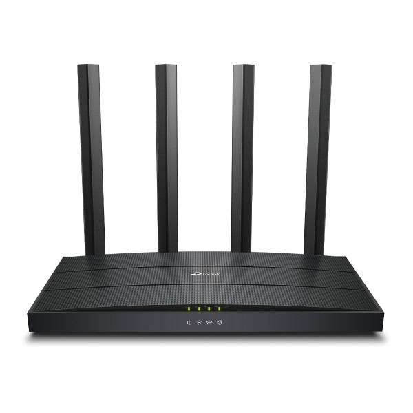 TP-LINK Archer AX12, Wi-Fi 6 (802.11ax), Dual-Band (2,4 GHz/5 GHz), Ethernet/LAN, Schwarz, Tabletop-Router