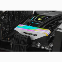 Corsair Vengeance RGB CMN16GX4M2Z3600C18W, 16 GB, 2 x 8 GB, DDR4, 3600 MHz, 288-pin DIMM, Weiß
