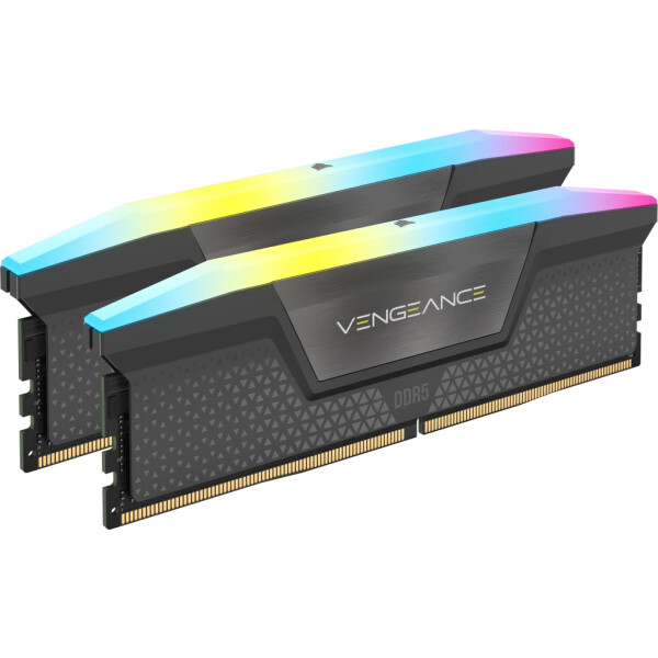 Corsair Vengeance RGB CMH64GX5M2B5600Z36K, 64 GB, 2 x 32 GB, DDR5, 5600 MHz, 288-pin DIMM