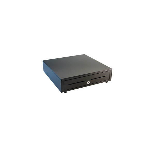 APG Cash Drawer VB320-BL1616-B5, Schwarz, 24 V, 411,5 mm, 414 mm