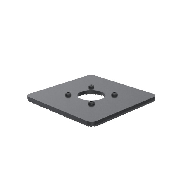 Ergonomic Solutions SpacePole POS SPM144-02, POS-Platte, Schwarz, Metall, 150 mm, 150 mm, 12 mm