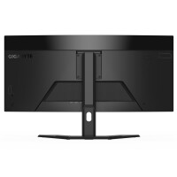 Gigabyte G34WQCP 34" UWQHD Curved Gaming Monitor - 3440 x 1440, 1500R, 180Hz, 1ms, 350 cd/m², AMD FreeSync Premium, DisplayHDR 400, HDMI 2.0, DisplayPort 1.4, 86,4 cm (34"), 3440 x 1440 Pixel, UltraWide Quad HD, LED, 1 ms, Schwarz