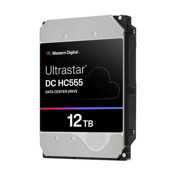 WD Ultrastar DC HC555, 12 TB, 7200 RPM, 512 MB, 3.5", SAS3