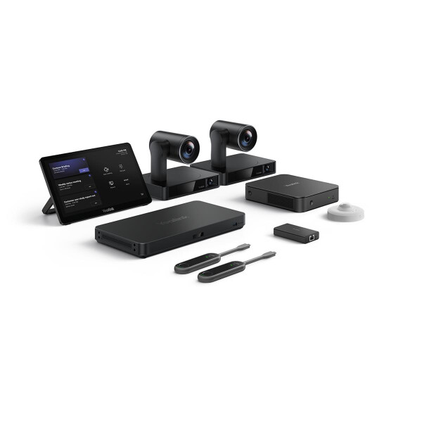 Yealink MVC S90-C5-NOAUDIO, Gruppen-Videokonferenzsystem, 4K Ultra HD, 30 fps, 120°, Schwarz, Grau