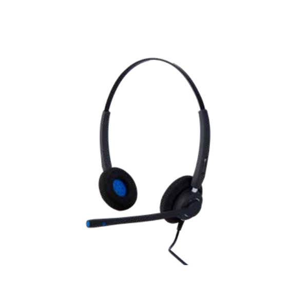 Alcatel Lucent AH 22 U, Kabelgebunden, Büro/Callcenter, 100 - 6800 Hz, 115 g, Kopfhörer, Schwarz, Blau