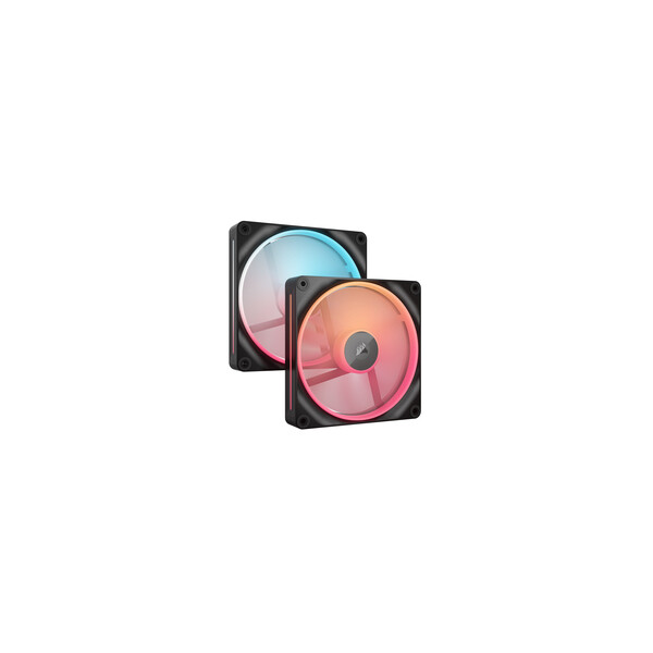 Corsair iCUE LINK LX140-R RGB PWM Reverse schwarz 2er Pack 140 mm