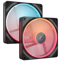 Corsair iCUE LINK LX140-R RGB PWM Reverse schwarz 2er...
