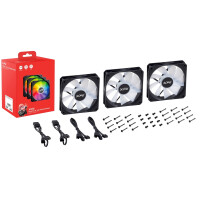 XPG VENTO 120 ARGB PWM (3er-Packung) Schwarz, Ventilator,...