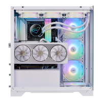 XPG INVADERXMTWOF Midi-Tower Weiß, Midi Tower, PC, Weiß, ATX, micro ATX, Mini-ITX, SPCC, 17,5 cm