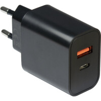 Inter-Tech PD-2120, Drinnen, AC, 12 V, Schwarz