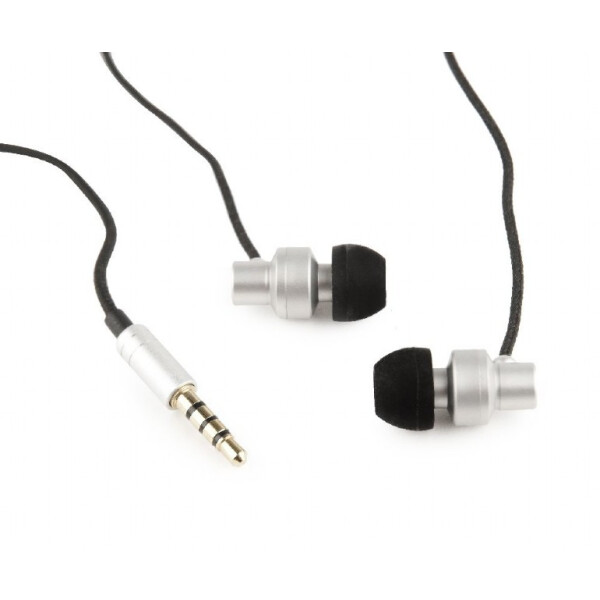 Gembird MHS-EP-CDG-S, Kabelgebunden, Anrufe/Musik, 20 - 20000 Hz, 14 g, Kopfhörer, Silber