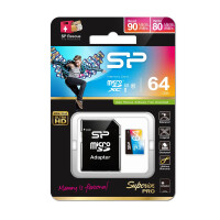Silicon Power Superior Pro, 64 GB, MicroSDXC, Klasse 10,...