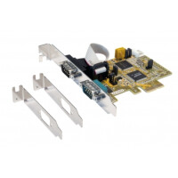 Exsys EX-44062, PCIe, Seriell, Niedriges Profil, RS-232,...